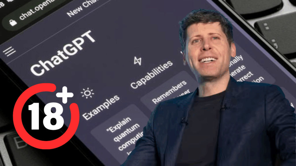 ChatGPT permitirá conteúdo adulto com verificação de idade: entenda a decisão da OpenAI